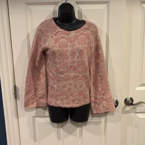 XS Lucky Brand pink sweater - new with tags